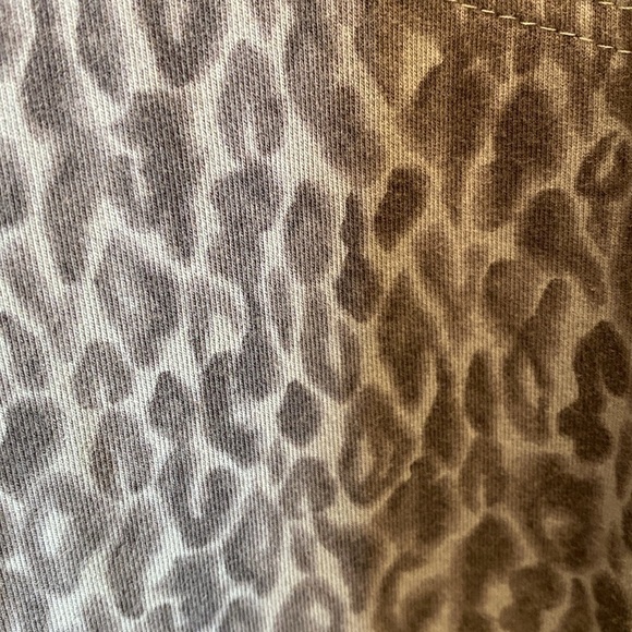 Anthropologie Saturday Sunday Gray Animal Print Jogger Lounge Pants Size SMALL - Picture 4 of 7